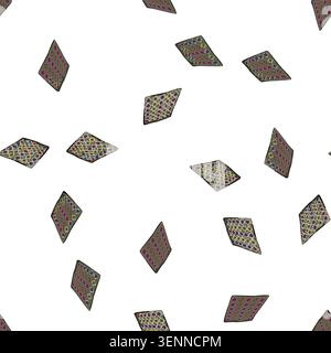 pattern decoration wool carpet cartoon. material interior, color decor, flooring mat decoration wool carpet sign vector Stock Vector