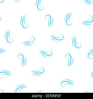 pattern abstract wind streaks dynamically representing air flow, breeze, and weather conditions, conveying concepts of movement, energy, and fresh air Stock Vector