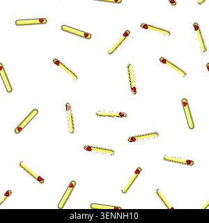 pattern ui health bar cartoon. interface loading, hemeter 8bit, load arcade ui health bar sign vector Stock Vector