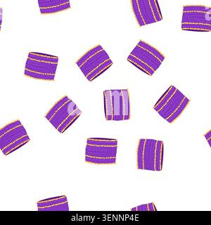 pattern diamond bracelet churi indian cartoon. gemstone beaded, cuff charm, handmade designer diamond bracelet churi indian sign. seamless symbol vect Stock Vector