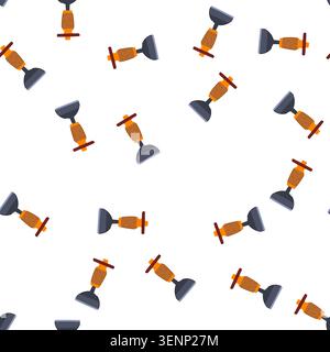 pattern hard brick chisel cartoon. saw stone, tool doodle, sketch tablet hard brick chisel sign. seamless symbol vector illustration Stock Vector