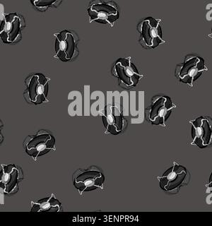 seamless pattern burner stove camp cartoon. burner stove camp sign vector Stock Vector