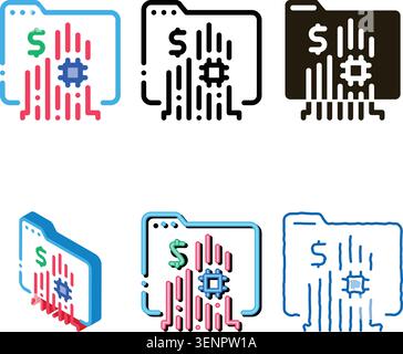 memory card icon stylized vector. memory card sign. color symbol Stock Vector