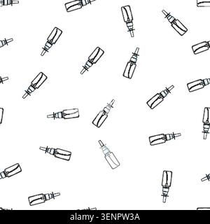 pattern congestion nasal spray bottle cartoon. allergy moisturizer, atomizer solution, rinse irrigation congestion nasal spray bottle sign vector Stock Vector