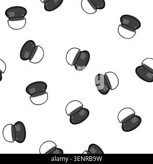 pattern trick halloween bucket cartoon. treat october, autumn spooky, scary orange trick halloween bucket sign vector Stock Vector