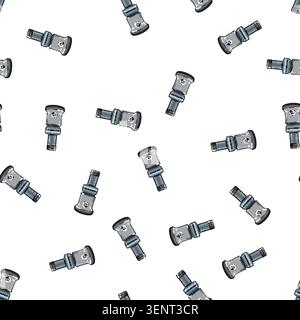 pattern glass juicer kitchen cartoon. smoothie blender, juice drink glass juicer kitchen sign vector Stock Vector