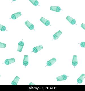 pattern water sippy cup cartoon. water sippy cup sign vector Stock Vector
