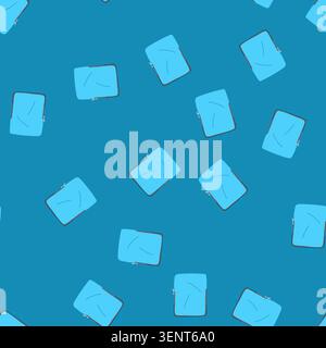 pattern storage compression bag cartoon. space luggage, packing suitcase, organize airtight storage compression bag sign. seamless vector illustration Stock Vector