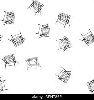 pattern collapsible clothes drying rack cartoon. indoors stand, line line, color fabric collapsible clothes drying rack sign vector Stock Vector
