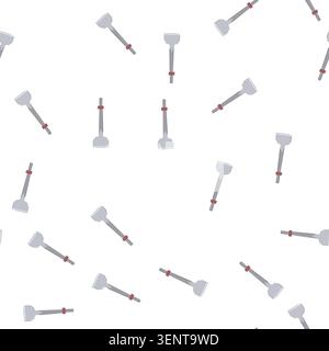 pattern tool brick chisel cartoon. doodle sketch, tablet wood, building helmet tool brick chisel sign. seamless symbol vector illustration Stock Vector