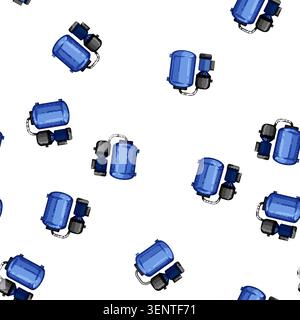 pattern sewage water pump cartoon. system treatment, waste tank, station clean sewage water pump sign vector Stock Vector
