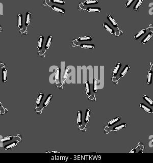 seamless pattern sneakers shoe dryer electric cartoon. dry heater, pair warm, modern hygiene sneakers shoe dryer electric sign vector Stock Vector