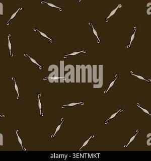 seamless pattern Metal drawer handle used on furniture, cabinets, kitchen cupboards, or closet doors for opening and closing, providing a functional h Stock Vector