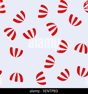 pattern tent canopy awning cartoon. store shade, red roof, cafe sunshade tent canopy awning sign. seamless vector illustration Stock Vector