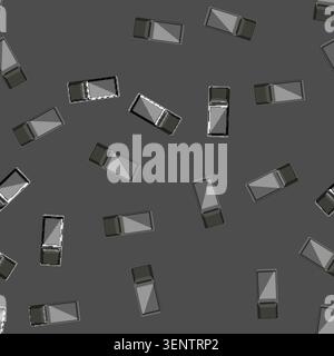 seamless pattern machine pos terminal cartoon. nfc bank, pay business machine pos terminal sign vector Stock Vector