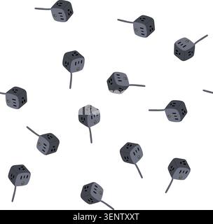pattern outlet power strip smart cartoon. energy control, app voice, command alexa outlet power strip smart sign. seamless symbol vector illustration Stock Vector