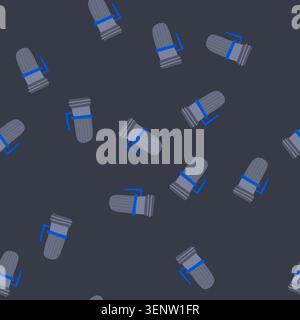 pattern install vacuum pump cartoon. compressor worker, cutaway mechanic, dial repair install vacuum pump sign. seamless vector illustration Stock Vector