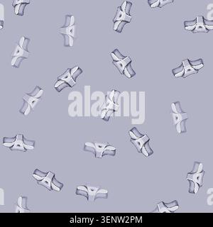 seamless pattern memory pillow orthopedic cartoon. memory pillow orthopedic sign vector Stock Vector