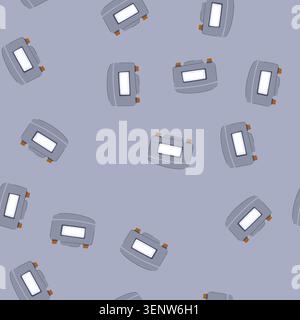 pattern boiler water gas meter cartoon. hvac technician, bill pipeline, system use boiler water gas meter sign. seamless vector illustration Stock Vector