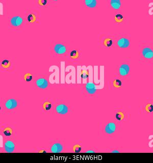 seamless pattern grain risograph effect cartoon. overlay vintage, aesthetic art, graphic color grain risograph effect sign vector Stock Vector