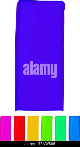 yoga camp mat cartoon. yoga camp mat sign colorful illustration Stock Vector