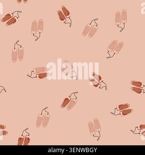 seamless pattern al shoe dryer electric cartoon. domestic equipment, heat sneakers, dry heater al shoe dryer electric sign vector Stock Vector