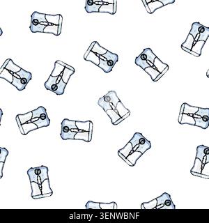 pattern Oral irrigator illustrating a household dental device designed for improving gum health, cleaning teeth, and providing a fresh breath experien Stock Vector