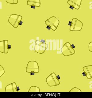 seamless pattern nontoxic silicone snack bag cartoon. versatile compact, lightweight leakproof, bpafree convenient nontoxic silicone snack bag sign ve Stock Vector