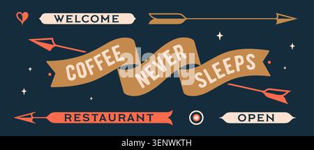 Wayfinding arrows. Directional signs collection Stock Vector