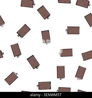 pattern glass flask alcohol cartoon. drink hip, bottle metal, vodka mockup glass flask alcohol sign vector Stock Vector
