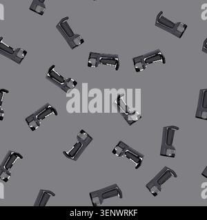seamless pattern morning capsule coffee maker cartoon. aroma espresso, machine drink morning capsule coffee maker sign vector Stock Vector