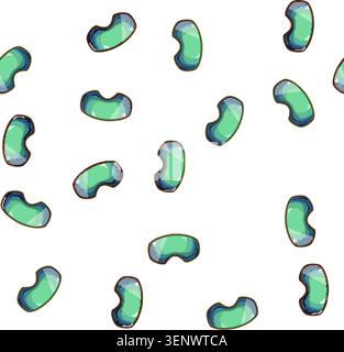 pattern anti goggles ski cartoon. fog visibility, fit comfort, style brand anti goggles ski sign vector Stock Vector