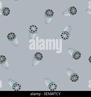 seamless pattern tank water filter color icon vector. tank water filter sign. isolated symbol illustration Stock Vector