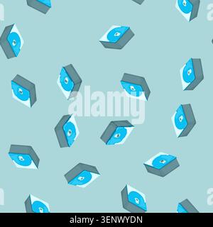 seamless pattern school lunch box color icon vector. school lunch box sign. isolated symbol illustration Stock Vector