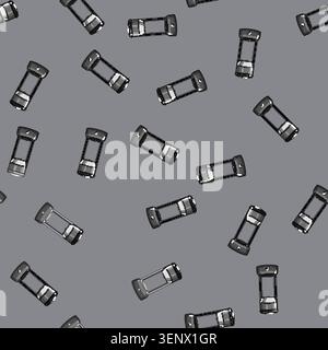 seamless pattern aroma capsule coffee maker cartoon. espresso machine, drink breakfast aroma capsule coffee maker sign vector Stock Vector