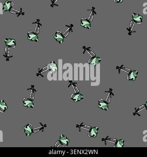 seamless pattern laundry garment steamer cartoon. wash emblem, repair iron, pictogram cleaning laundry garment steamer sign vector Stock Vector