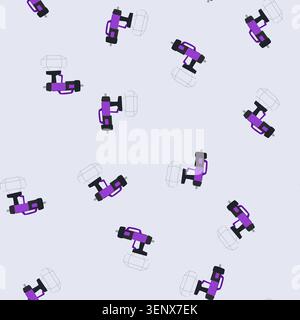 pattern spray paint sprayer cartoon. gun er, tool air, car industry spray paint sprayer sign. seamless vector illustration Stock Vector