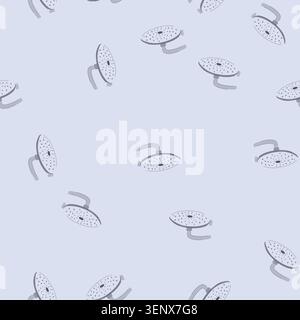 pattern metal shower head cartoon. chrome realistic, stream wash, faucet hose metal shower head sign. seamless vector illustration Stock Vector
