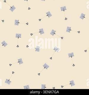 pattern scoop snow shovel cartoon. heavy ing, outline people, fall farm scoop snow shovel sign. seamless vector illustration Stock Vector