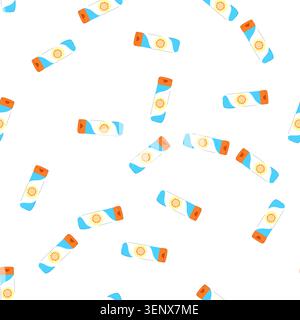 pattern screen sun cream cartoon. beauty skin, lotion summer screen sun cream sign. seamless symbol vector illustration Stock Vector