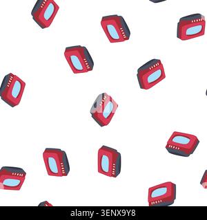 pattern suede shoe cleaning cartoon. leather scrub, wipe protect, deodorize refresh suede shoe cleaning sign. seamless symbol vector illustration Stock Vector