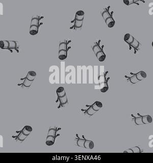 seamless pattern roll camp mat cartoon. roll camp mat sign vector Stock Vector