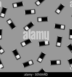 seamless pattern breakfast capsule coffee maker cartoon. cafe caffeine, hot morning breakfast capsule coffee maker sign vector Stock Vector