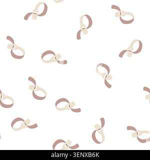 pattern office cable organizer cartoon. desk cord, travel electronic, bag computer office cable organizer sign. seamless symbol vector illustration Stock Vector