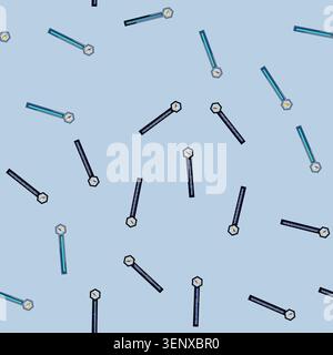 seamless pattern Gaming ui element displaying a progress bar with a lightning bolt icon, indicating current power level or resource status for a game Stock Vector