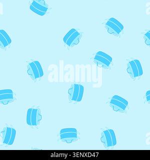 pattern cooking steamer pot cartoon. kitchen steam, food vegetables, dumplings seafood cooking steamer pot sign. seamless vector illustration Stock Vector