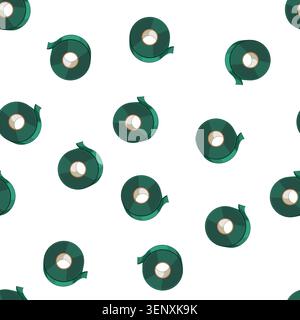 pattern sticky electrical tape cartoon. black sticker, repair equipment, insulation roll sticky electrical tape sign vector Stock Vector