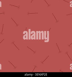 pattern door coat rack cartoon. wall clohanger, autumn storage, spacious cabinet door coat rack sign. seamless vector illustration Stock Vector
