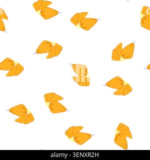 pattern pastry bag filled with frosting or cream, essential kitchen tool for baking and decorating cakes, cupcakes, and other sweet desserts, seamless Stock Vector