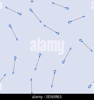 pattern toy grabber tool cartoon. grab large, extendable punch, spring grip toy grabber tool sign. seamless vector illustration Stock Vector